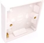 1 Gang 16MM Back Box Pattress Box Standard Size