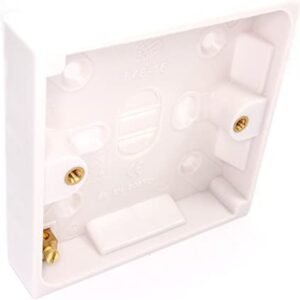 1 Gang 16MM Back Box Pattress Box Standard Size