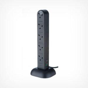 10 Gang Tower Black with Bottom frame