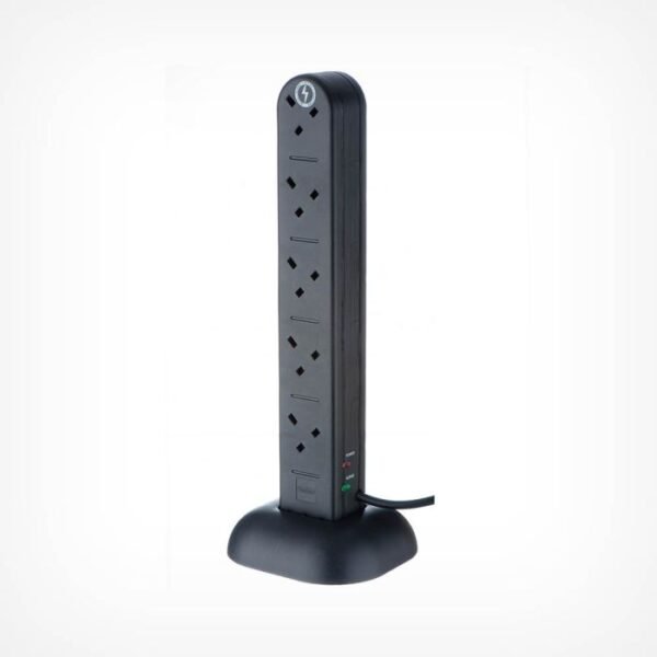 10 Gang Tower Black with Bottom frame