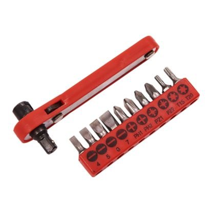 11 pcs Offset Ratchet Screw Driver