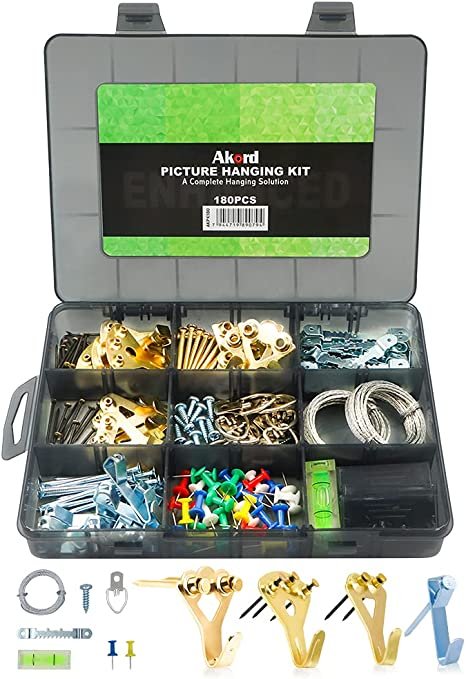 180 pcs Picture Hanging Kit