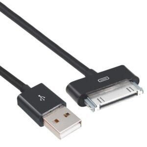 Data cable for iphone 3 Meter - Black