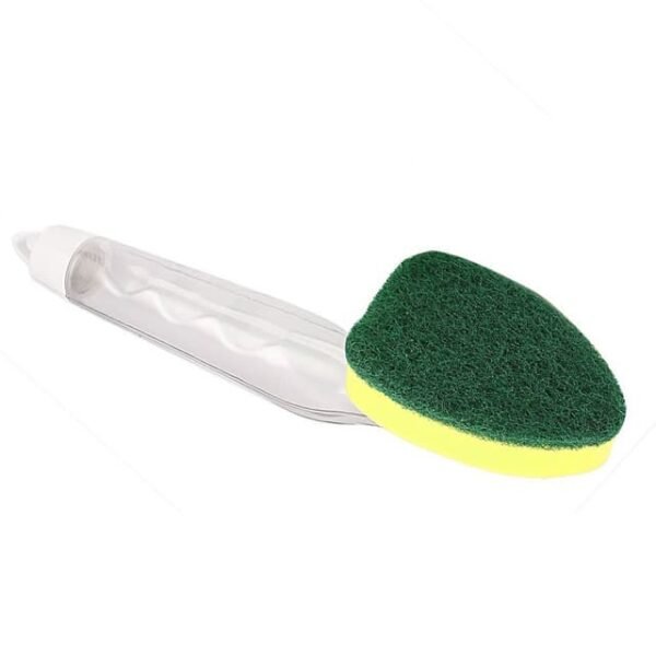 Dish wand Controlled soap dispensing