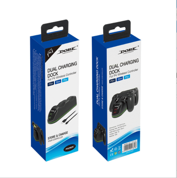 PS4 Controller Dual Charging Dock TP4-1781 - PS4 Pro - DOBE Videogame Accessories