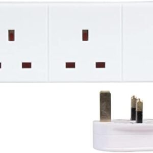 2 Gang 3M Extension white
