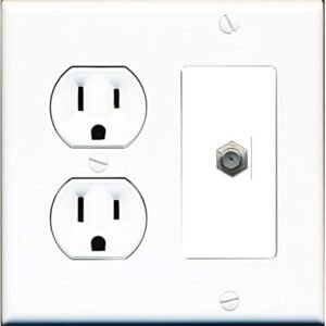2 Gang Coaxial Adapter Plate