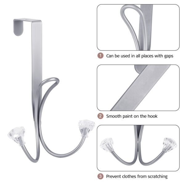 2 Pack Over Door Hooks