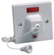45 Amp Pull Cord Switch Double Pole with Neon