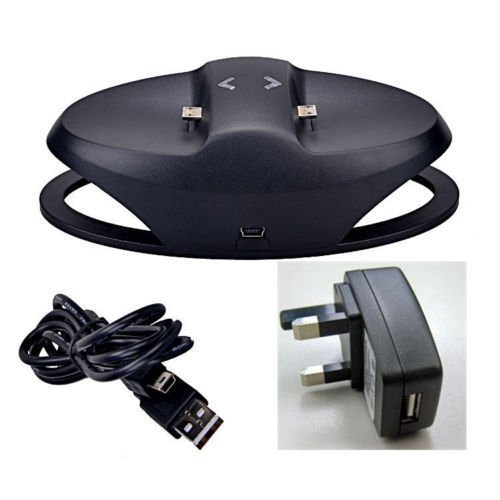 DUAL DOCKING & CHARGING STATION FOR PLAYSTATION 4 PS4 DUAL SHOCK CONTROLLERS