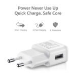 USB Mains Charger Plug 2AMP White