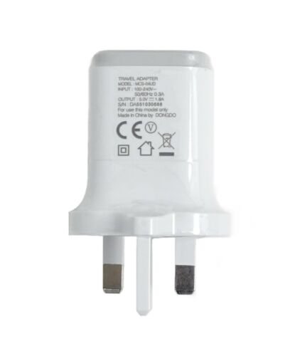 3 Pin white genuine LG plug
