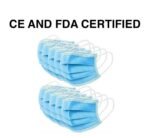3 Ply Disposable Surgical Masks - Fully Certified and High Quality - Pack of 50