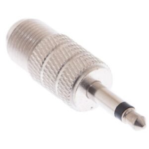 3.5mm Mono (M) to Coaxial (F) Adapter