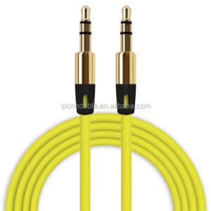3.5mm to 3.5mm Black Blue Red  Pur White aux cable 1M Aux