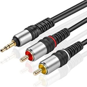 3.5mm to Gold RCA Cable adapter