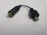 Micro USB Male to 3.5mm Female AUX Audio Cable Cord for Headset Adapter Active Clip Mic Microphone