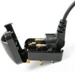 Mr.Gadget's Solutions (Grounded) European EU Schuko to UK 3 Pin Converter Plug 13A, Black