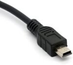 Mini USB Male to 3.5mm Female AUX Audio Cable Cord for Headset Adapter Active Clip Mic Microphone (Mini USB Male To 3.5mm Aux Female)