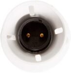 Bayonet Batten White Ceiling Lamp Holder BC B22 Light Bulb Socket Lamp Fitting