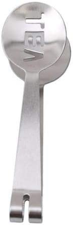 Spoon Shaped Tea Bag Squeezer/Holder Gadget, Round Stainless Steel Teabag Tong Strainer Holder Kitchen Bar