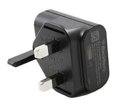 Blackberry EU Charger ASY-46444-002 Plug Only New Bulk Black