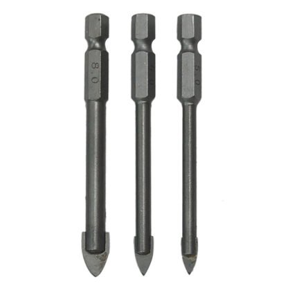 3Pc Hex Tile & Glass Drill Bit Set