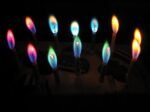Unique and high quality birthday candles with colourful flames.