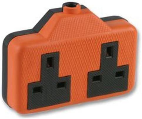CPC 2 Socket Extension, Orange, Rubber
