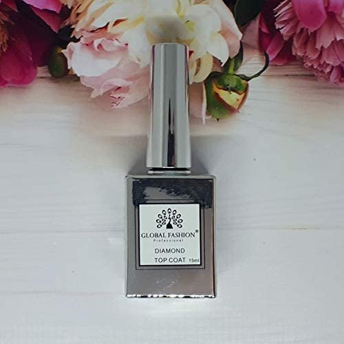 15ML GLOBAL FASHION PROFESSIONAL TOP COAT NO WIPE UV LED GEL POLISH