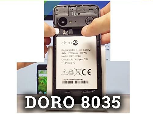 Replacement  Battery Compatible With Doro Phone 8035