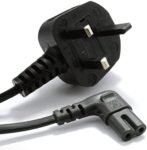 Mr.Gadget's Solutions 5M Power Cable UK 3PIN Plug to Right Angled 90 Degree IEC C7 Figure 8 Cord for Samsung Philips Toshiba LG Sony Sharp Panasonic,...