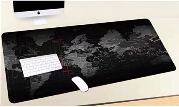 Mr.Gadget's Solutions World Map Speed Gaming Mouse Pad Mouse Mat - 800 x 300 x 2mm - XL Mousepad - Table Mat Large Size - Improved Precision And Speed