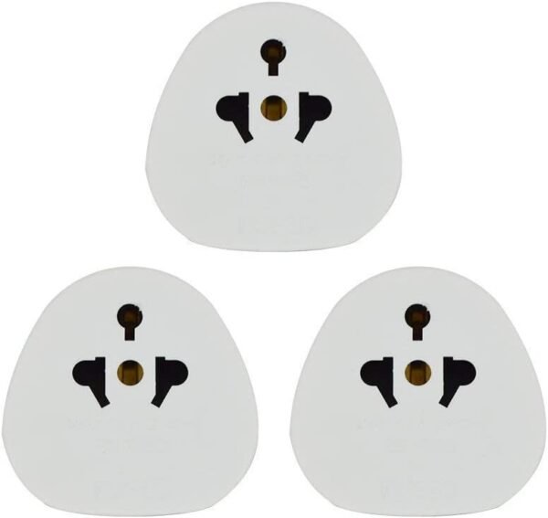 3X UK Visitor Adaptor - (Pack of 3)
