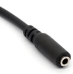 Micro USB Male to 3.5mm Female AUX Audio Cable Cord for Headset Adapter Active Clip Mic Microphone