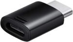 Samsung Genuine Black GH98-41290A USB Type-C to Micro USB Adapter Connector Type C Mobile Devices (No Retail Packaging)