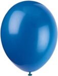 Mr.Gadget's Solutions 12'' Latex Evening Blue Balloons, Helium Latex Balloons for Party Decorations Pack of 50