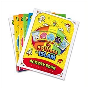 5 Pillars Activity Booklet Collection | 5 Islamic Activity Booklets for Kids [Staple Bound] My Salah Mat LTD