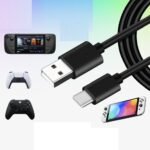 USB Charging Cable Compatible With PS5 Controller Nintendo Switch 2M, USB C Type C Charger Cord Compatible with Xbox Series X/Series S Sony PS5 Dual Sense Controllers, Nintendo Swith and Switch Lite