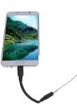 5Pin Male Micro to 3.5mm Female AUX Audio Jack Headphone Connect Phone Cable adapter