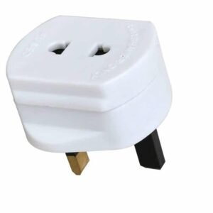 Bulk Hardware BH03492 1amp Shaver Adaptor to British Standard - Merriway Branded