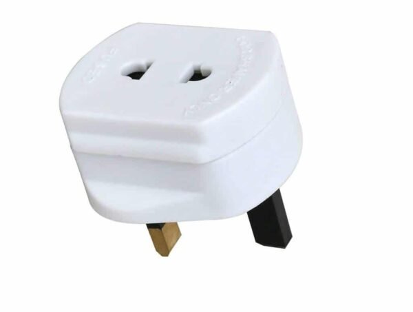 Bulk Hardware BH03492 1amp Shaver Adaptor to British Standard - Merriway Branded