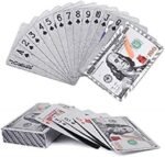 Dollar Silver Playing Cards Silver Plated Game Poker Gift