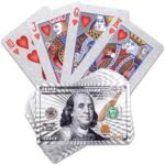 Dollar Silver Playing Cards Silver Plated Game Poker Gift