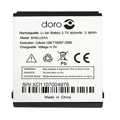 Battery For Doro 520X/530X/605/606/607/608/609/610/611/612/613/614 /618/620/621/622/623/626/631/632/740/745/628 /681/338/341/342/345/409/410