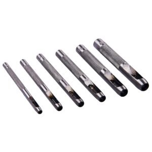 6 pcs hollow punch set