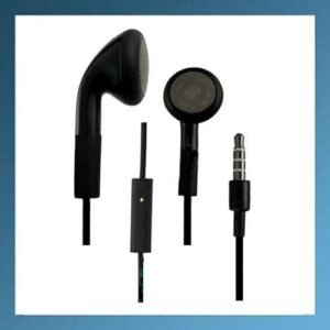 Earphones with Mic & Remote for all iPods - Black Color