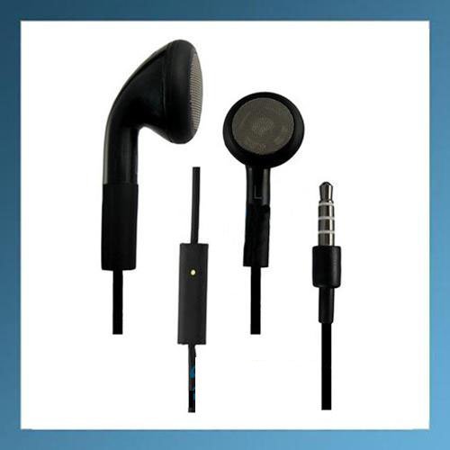 Earphones with Mic & Remote for all iPods - Black Color
