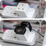 Mr.Gadget's Solutions 2 Way Double Plug Mains Power Adaptor, 13A 250V UK 3 Pin Multi Socket Extension, Extender Block Splitter (PACK OF 2)