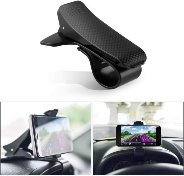 Mr.Gadget Solutions® Car Phone Mount Dashboard Holder Universal HUD Design for Safe Driving